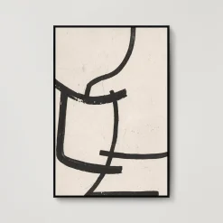 Z Gallerie A Crossed Line> Series | Hand Painted