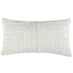 Z Gallerie Addie Lumbar Pillow - Ivory> Textile Sale | Solid Pillows