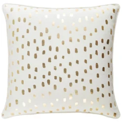 Z Gallerie Addison Pillow 18" - Ivory/Gold><noscript><img width=
