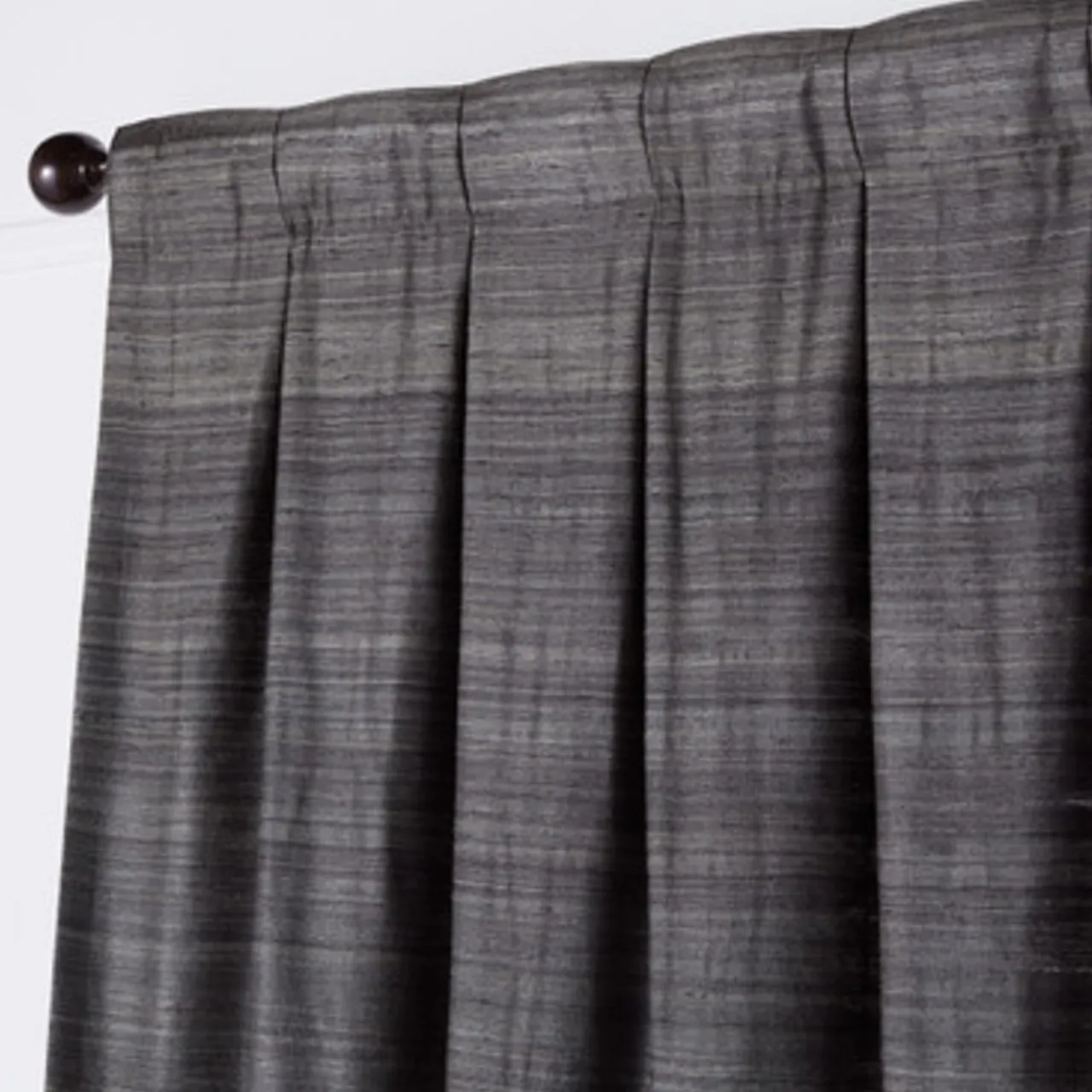 Z Gallerie Aiya Silk Slate - Custom> Solid Window Panels | Custom Window Panels