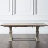 Z Gallerie Archer Natural Grey Extending Dining Table> Extendable & Functional | Rectangular Table
