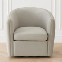 Z Gallerie Aria Channeled Swivel Chair><noscript><img width=