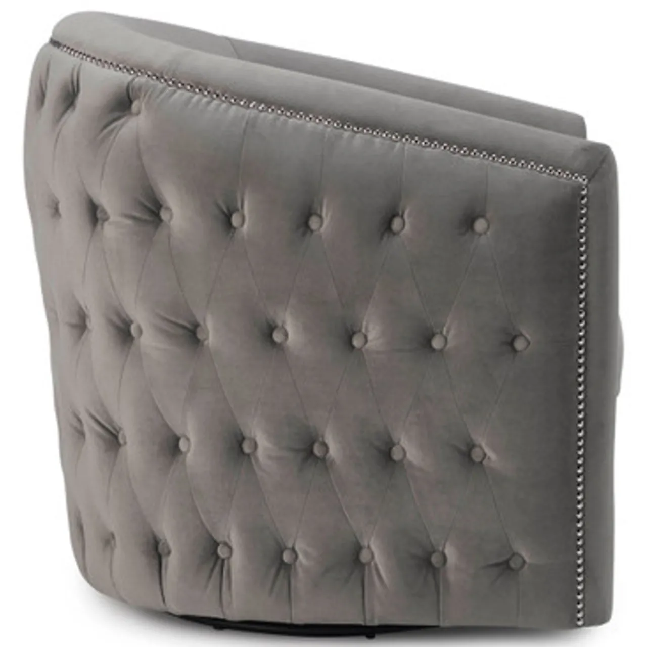 Z Gallerie Aria Tufted Swivel Chair> Accent Chairs
