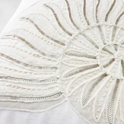 Z Gallerie Artisanal Shell Pillow 20" - Pearl><noscript><img width=