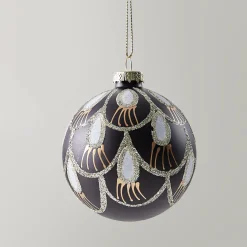 Z Gallerie Balck Deco Ornament- Set of 4><noscript><img width=