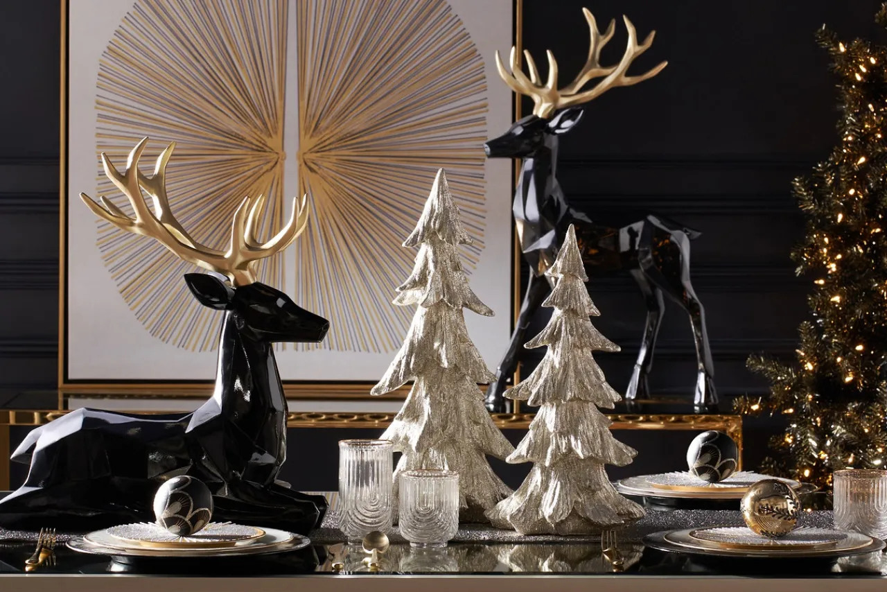 Z Gallerie Balck Deco Ornament- Set of 4> Ornaments | Décor Sale