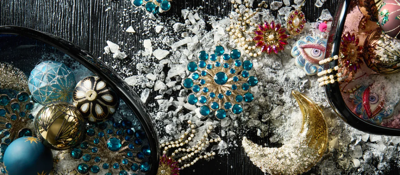 Z Gallerie Balck Deco Ornament- Set of 4> Ornaments | Décor Sale