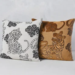 Z Gallerie Bengali Pillow 22" - Black><noscript><img width=