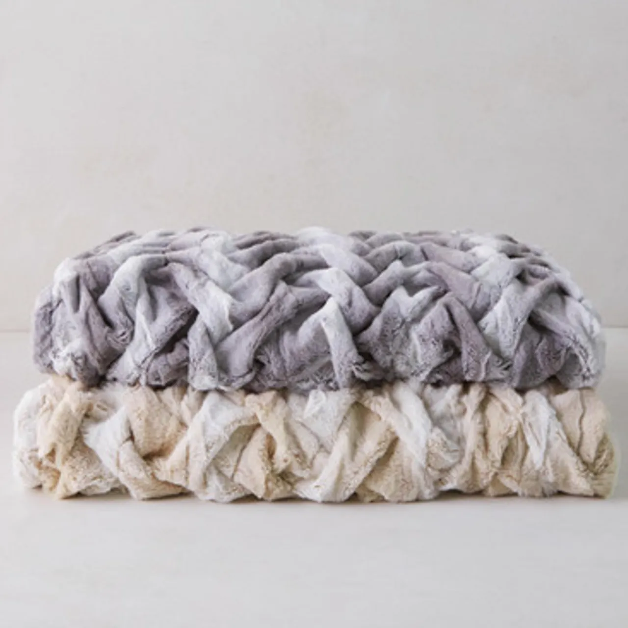 Z Gallerie Brixton Throw - Natural> Solid Throws | Textile Sale