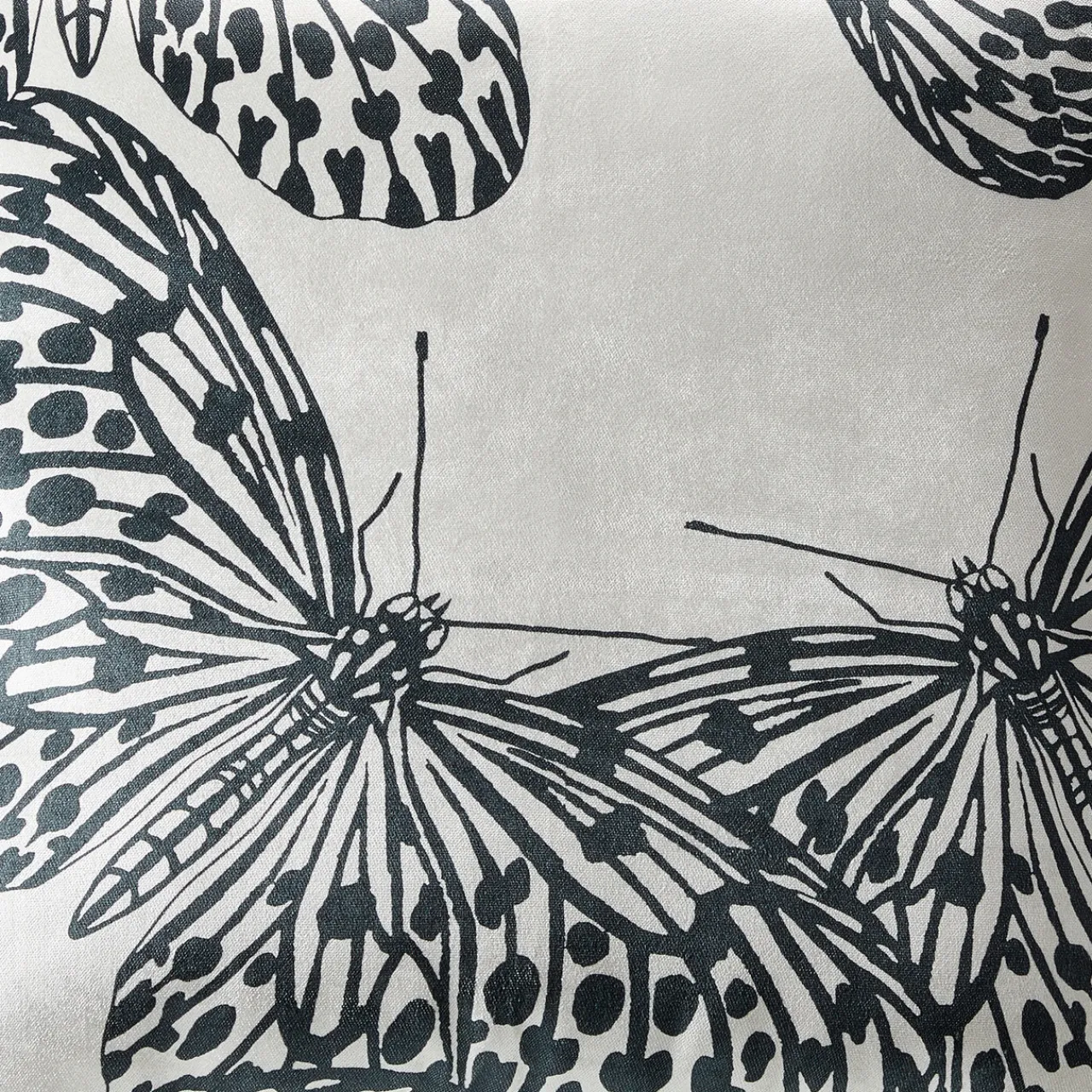 Z Gallerie Butterfly Pillow 22"- Black/Ivory> Textile Sale | New Pillows