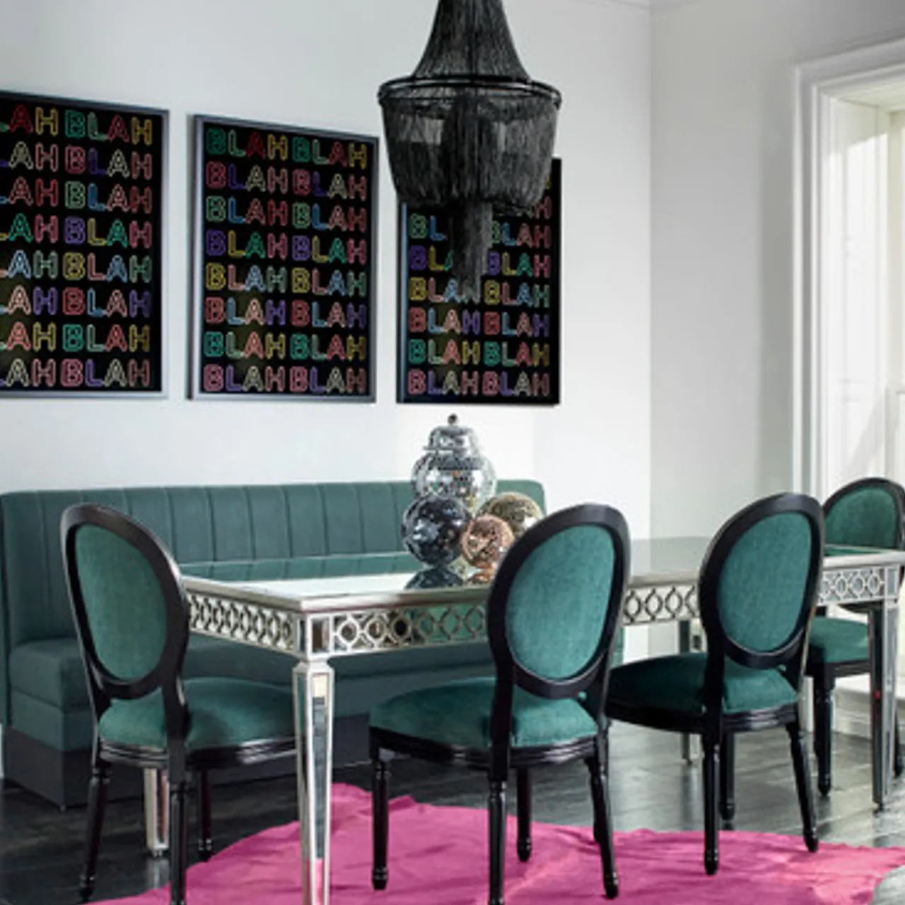 Z Gallerie Camille Dining Chair - High Gloss Black> Dining Chairs
