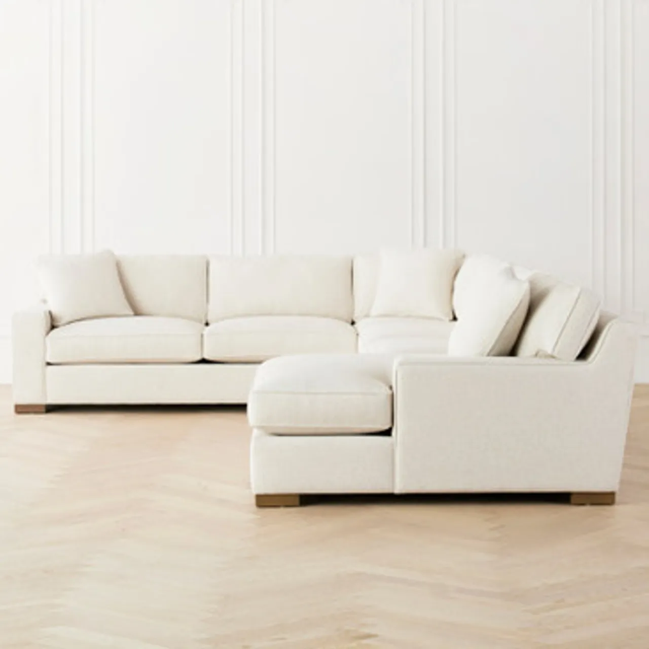 Z Gallerie Catalina Chaise Sectional - 4 PC> Sofas | Sectionals