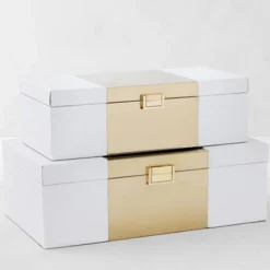 Z Gallerie Celeste Boxes - Set of 2><noscript><img width=