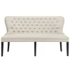 Z Gallerie Charlotte Banquette - Espresso> Dining Bench & Stools