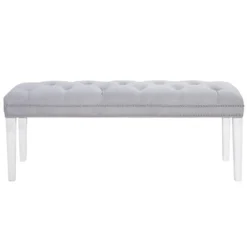 Z Gallerie Charlotte Bench - High Gloss White> Dining Bench & Stools