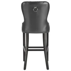 Z Gallerie Charlotte Leather Stool - Espresso><noscript><img width=