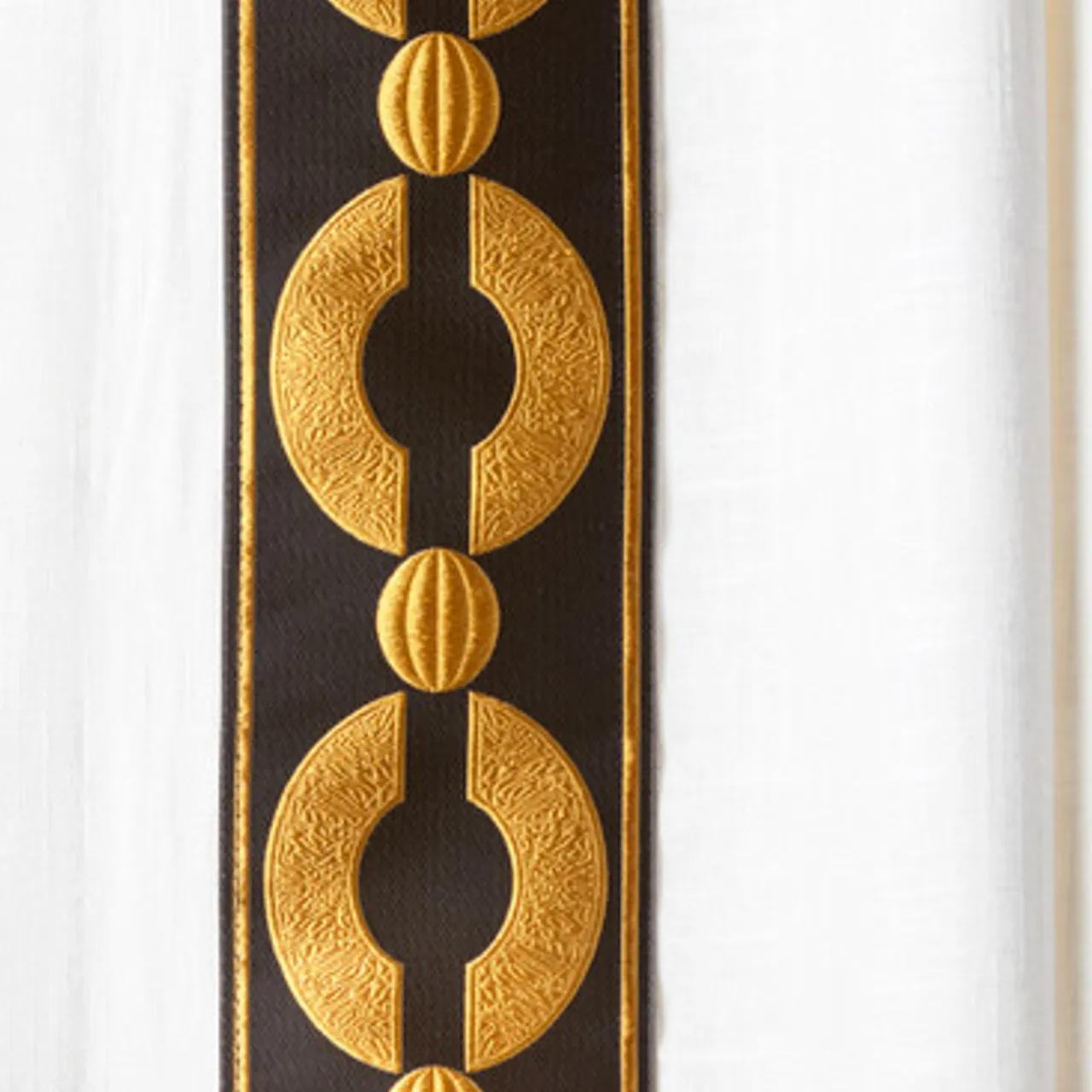 Z Gallerie Chloe Jacquard Orb - Custom> Patterned Window Panels | Custom Window Panels