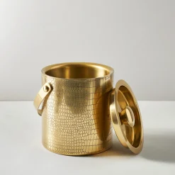 Z Gallerie Croc Embossed Ice Bucket><noscript><img width=
