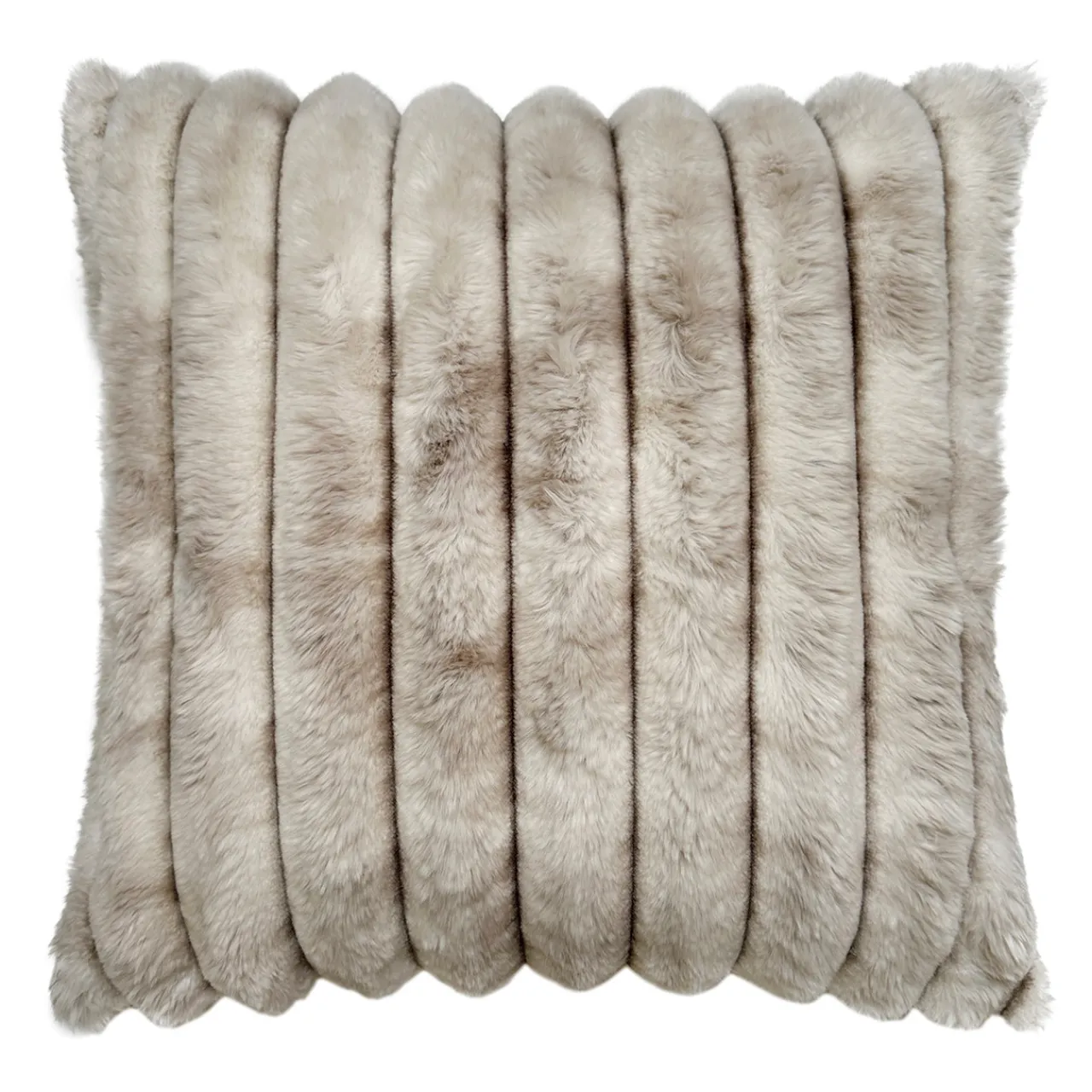 Z Gallerie Fur Channel 20" - Beige> Textile Sale | Faux Fur Pillows