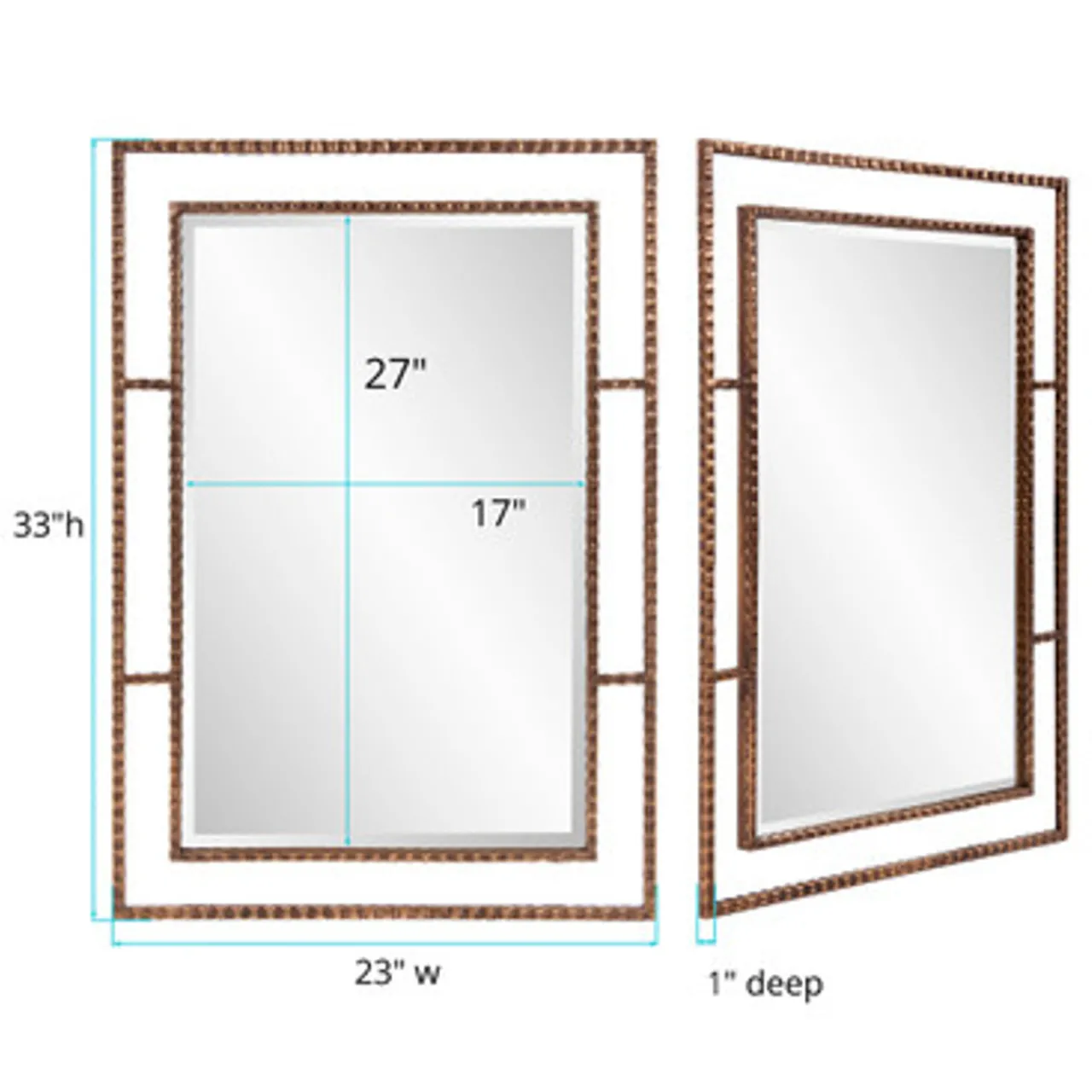 Z Gallerie Gaven Mirror> Gift | Mirrors
