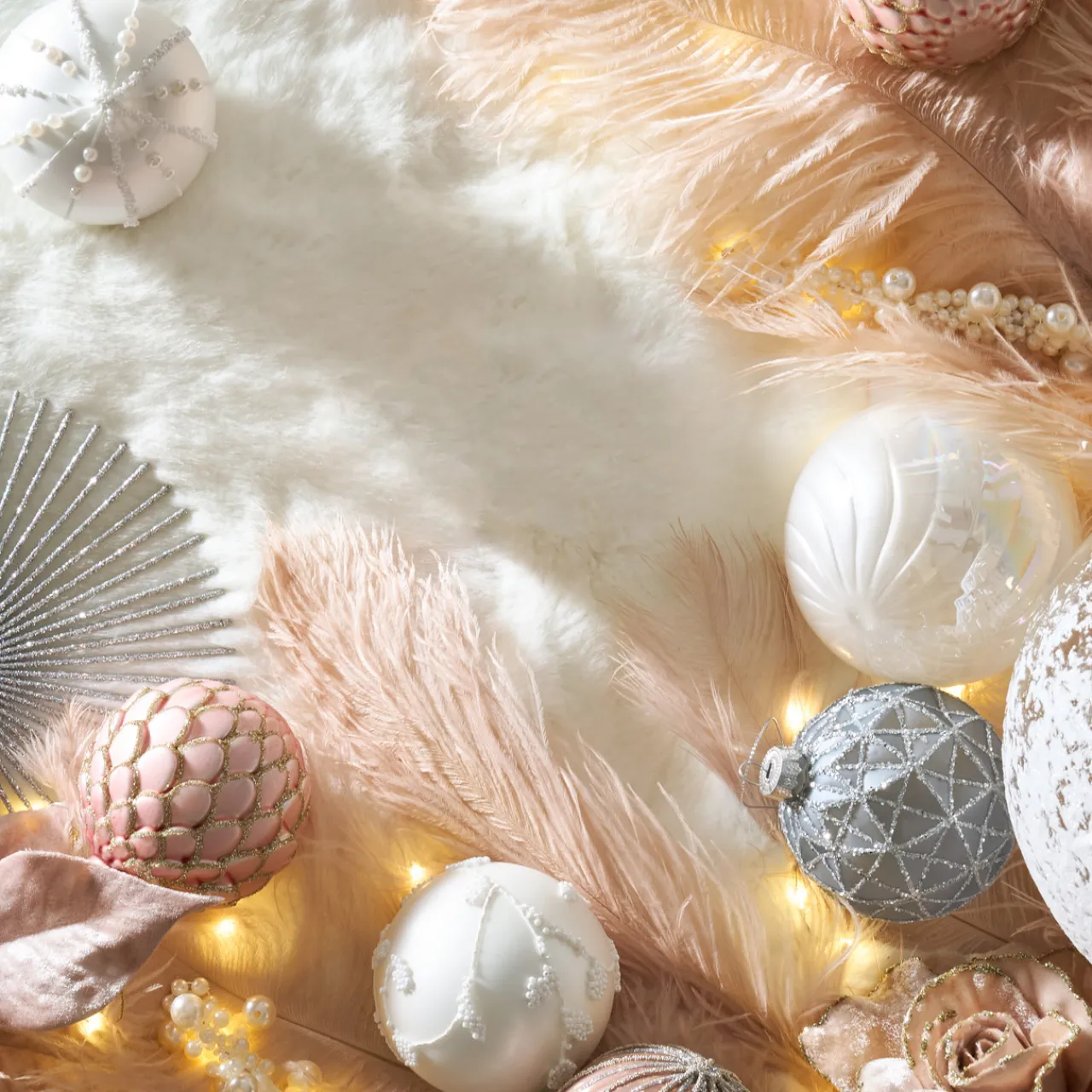 Z Gallerie Geometric Glitter Ornament - Set of 4> Ornaments | Décor Sale