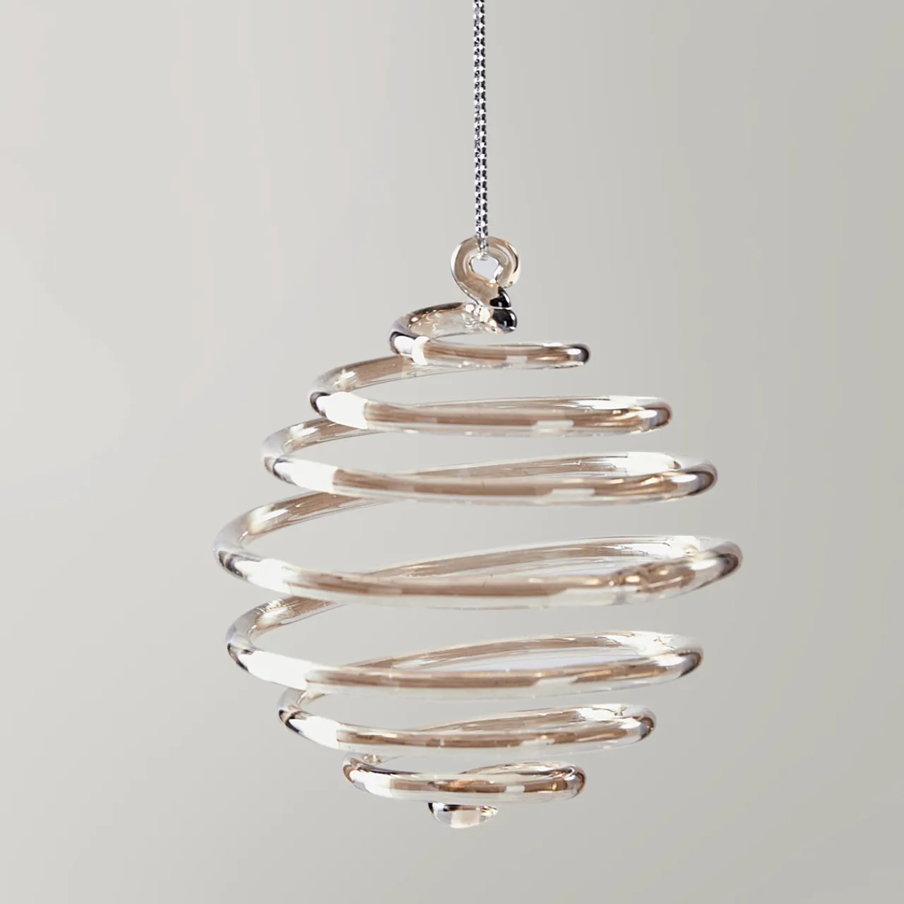 Z Gallerie Glass Spiral Ornament - Set of 4> Ornaments | Décor Sale