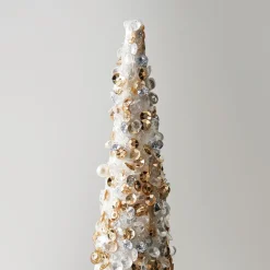 Z Gallerie Glittered Cone Trees - Set of 2><noscript><img width=