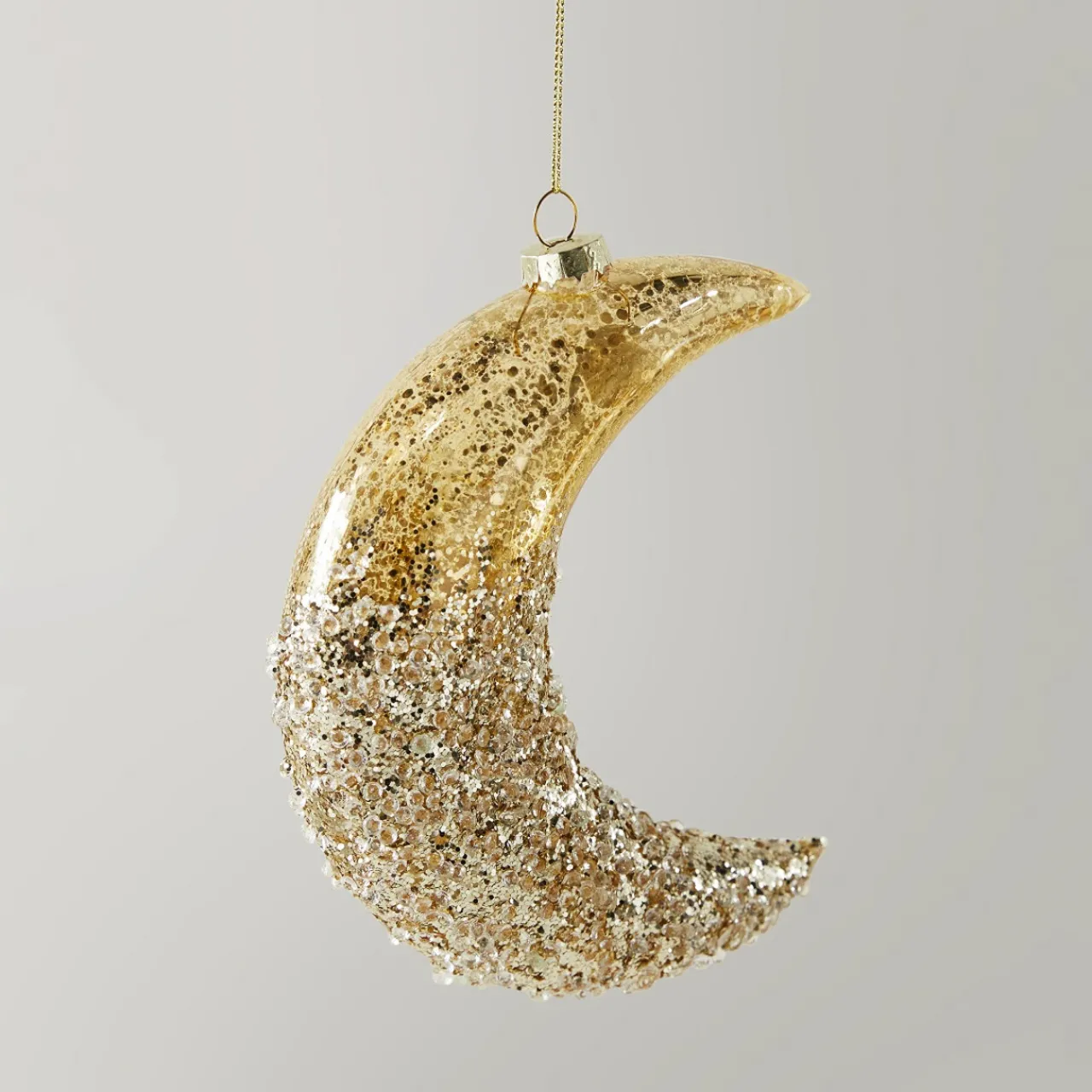 Z Gallerie Glittered Moon Ornament - Set of 4> Ornaments | Décor Sale