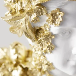 Z Gallerie Gold Floral Bust><noscript><img width=