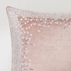 Z Gallerie Grace Holiday Pillow 20" - Blush><noscript><img width=