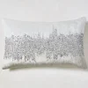 Z Gallerie Joie De Vivre Lumbar Pillow - Grey> Textile Sale | Patterned Pillows