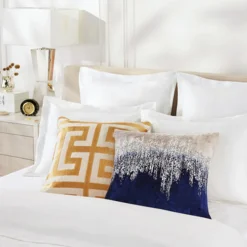 Z Gallerie Joie De Vivre Pillow 22" - Sapphire><noscript><img width=