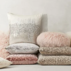 Z Gallerie Joie De Vivre Pillow 22" - Grey><noscript><img width=