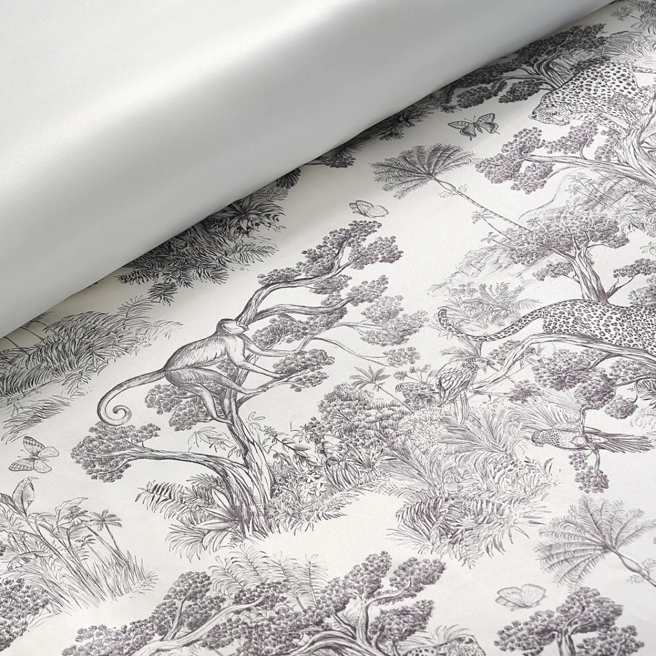 Z Gallerie Jungle Toile Bedding Set - Ivory/Black> Printed Bedding | Duvets Covers & Shams