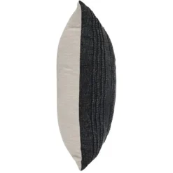 Z Gallerie Kyrie Pillow 22" - Black><noscript><img width=