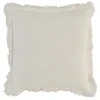 Z Gallerie Laci Pillow 22" - Ivory> Textile Sale | Solid Pillows