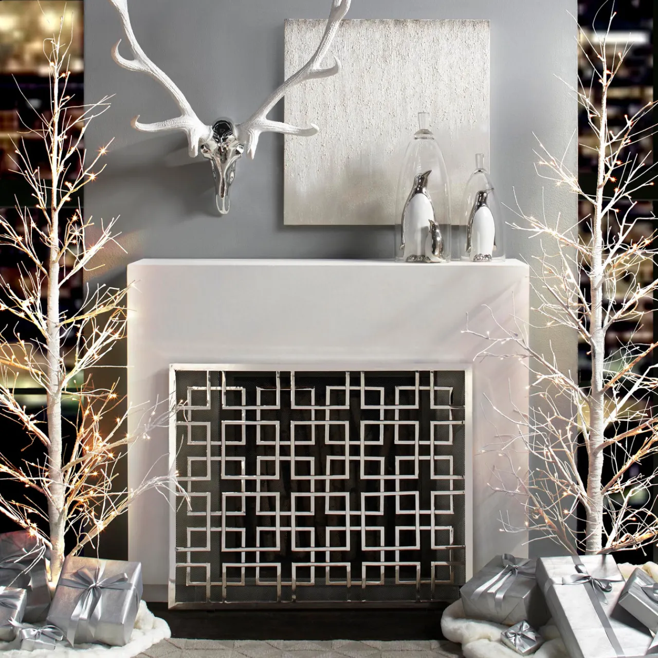 Z Gallerie LED Glitter Tree 7'> Décor | Floral