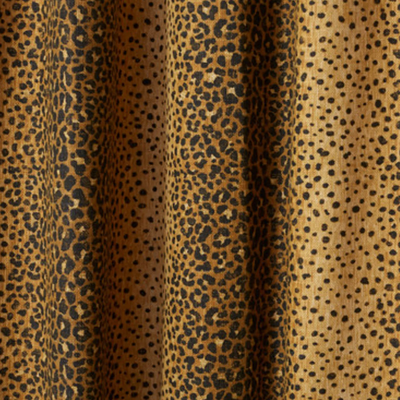 Z Gallerie Leo Leopard Golden Bronze - Custom> Patterned Window Panels | Custom Window Panels