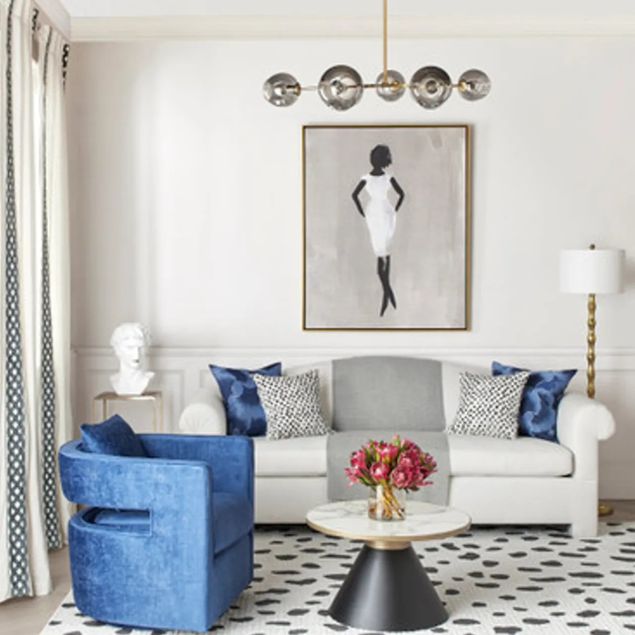 Z Gallerie Lottie Swivel Chair> Accent Chairs