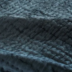Z Gallerie Mardon Velvet Bedding - Bay Green> Textured Bedding | Velvet Bedding