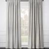 Z Gallerie Marlowe Textured Silver - Custom> Solid Window Panels | Custom Window Panels