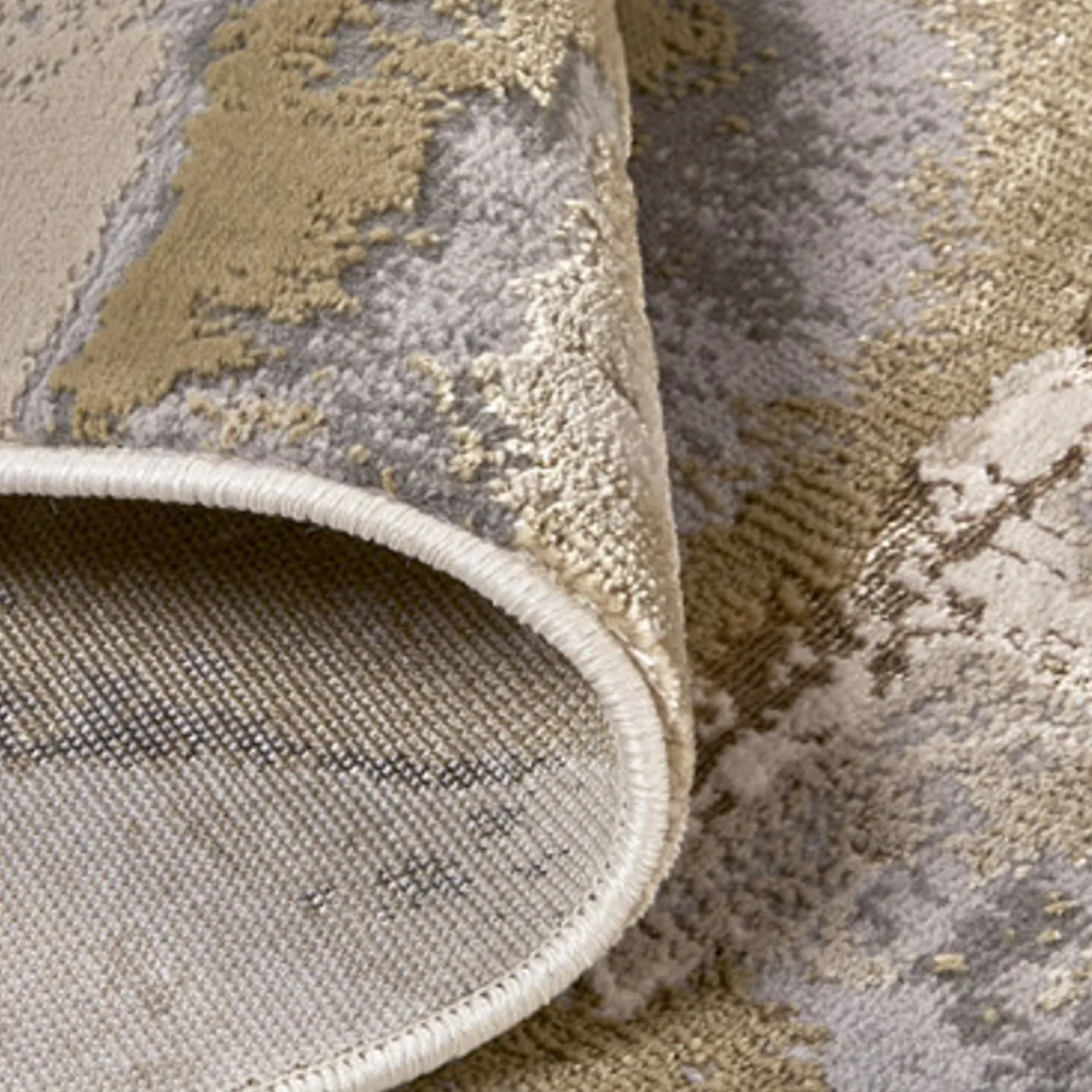 Z Gallerie Mayra Rug - Gold/Beige> Modern Rugs | Pattern Rugs