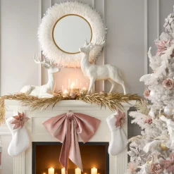 Z Gallerie Metallic Eucalyptus Garland><noscript><img width=