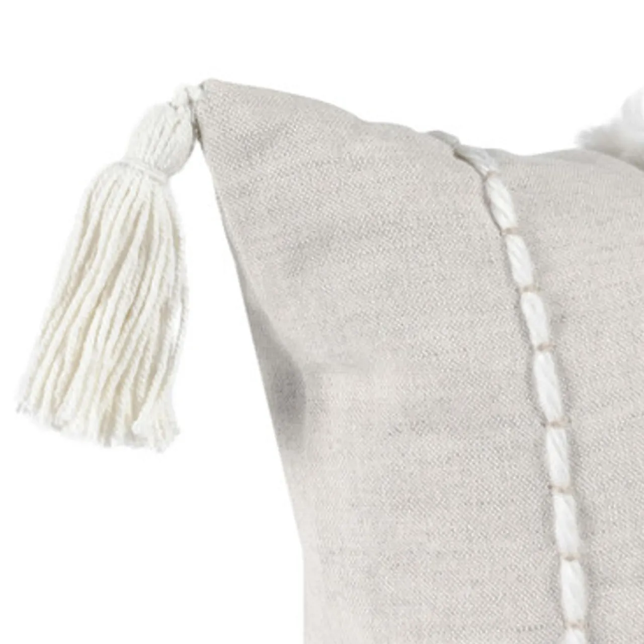 Z Gallerie Mills Lumbar Pillow - Natural/Ivory> Textile Sale | Patterned Pillows