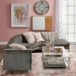 Z Gallerie Mongolian Pillow 22" - Blush><noscript><img width=
