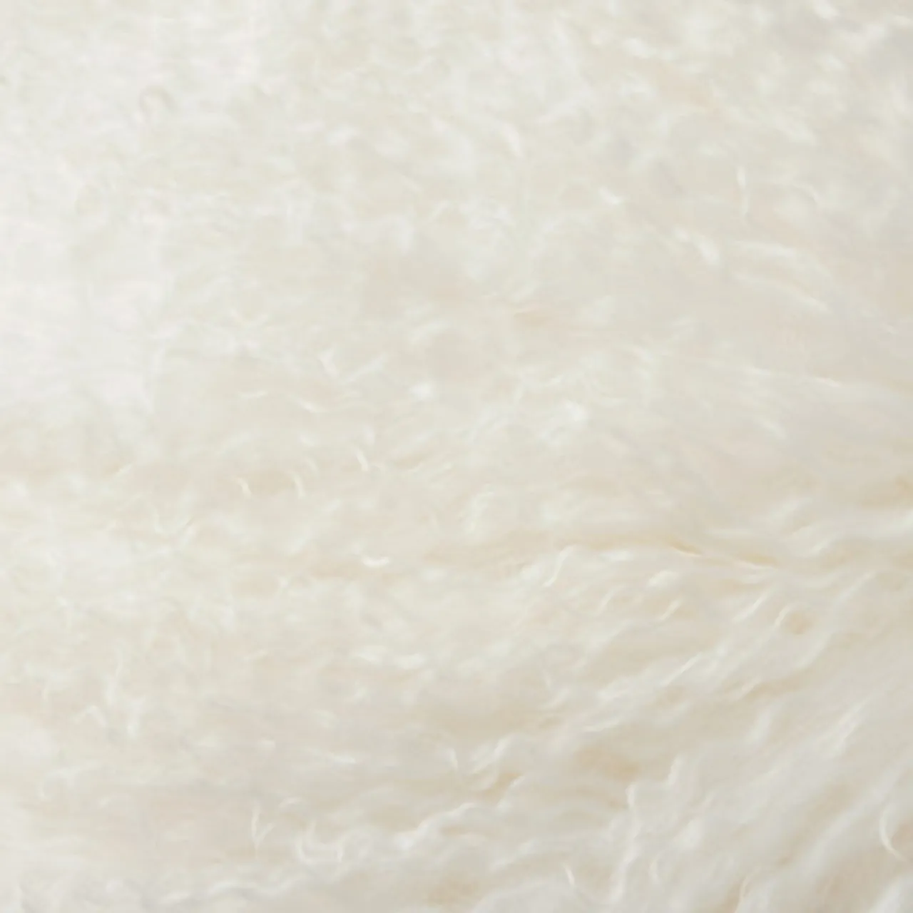 Z Gallerie Mongolian Pillow 22" - White> Textile Sale | Mongolian & Fur Pillows