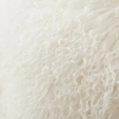 Z Gallerie Mongolian Round Pillow 18" - White><noscript><img width=