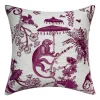 Z Gallerie Monkey Pillow 20" - Fuschia> Textile Sale | Novelty Pillows