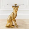 Z Gallerie Nikki Chu - Cheetah Accent Table> Side Tables