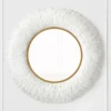 Z Gallerie Nikki Chu - Daybreak Feather Mirror> Gift | Mirrors